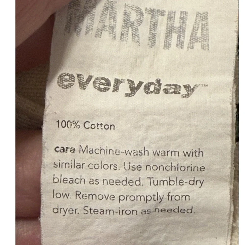 Vintage Martha Stewart Everyday Christmas Tablecloth Cream 46x56 Rectangle